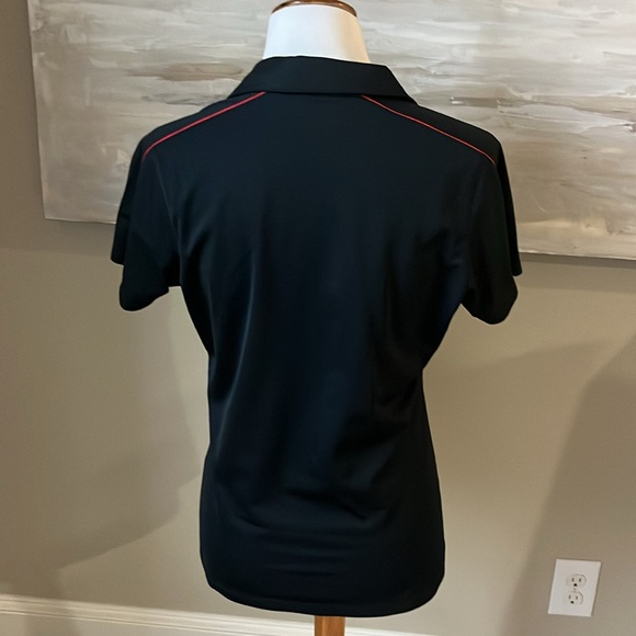 Texas Tech black open neck polo by Sport-Tek - Picture 4 of 8